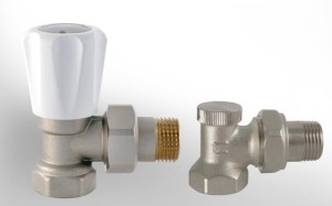 ZESTAW ZAWÓR GRZEJNIKOWY REGULACYJNY NIKLOWANY